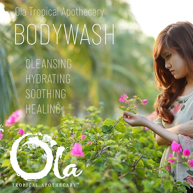 Ola Passion Fruit Body Wash with Pure Tropical Oils and Plant Extracts - 8 Fl Oz
