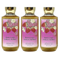 Bath &amp Body Works Buttercups &amp Berry Bellini 3 Pack Shower Gel Bundle