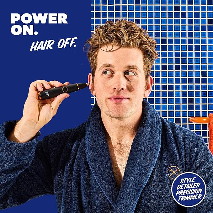 Dollar Shave Club | Style Detailer Precision Trimmer | Trimmer for Nose Ears Brows and Sideburns