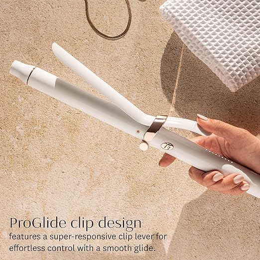 T3 SinglePass Curl X Extra-Long Barrel 1 1.25 1.5 Curling Iron with 9 Heat Settings and Ceramic Barrel for Fast Styling and Lasting Results on All Hair Types