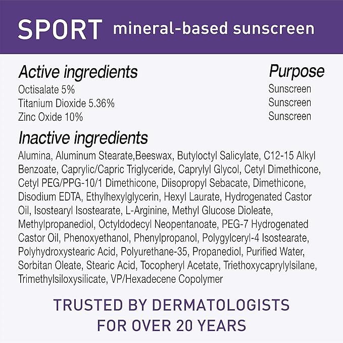 BLUE LIZARD Sport Mineral-Based Sunscreen Lotion - SPF 50+ - 5 oz