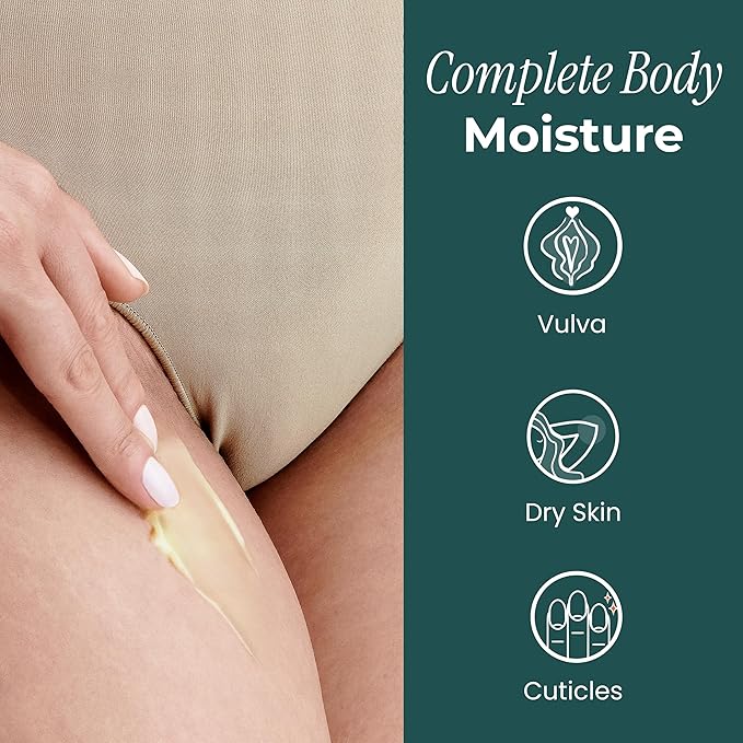 pH-D Feminine Health Support Nourishing Vulva Balm - Vulva Moisturizer for Dryness Menopause Support Intimate Care - Reduces Vulvar Dryness - 2 oz