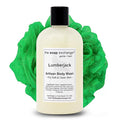The Soap Exchange Body Wash - Lumberjack Scent - Hand Crafted 12 fl oz / 354 ml Natural Artisan Liquid Soap for Hand Face &amp Body Shower Gel Cleanse Moisturize &amp Protect. Made in the USA.