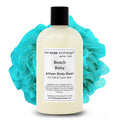 The Soap Exchange Body Wash - Beach Baby Scent - Hand Crafted 12 fl oz / 354 ml Natural Artisan Liquid Soap for Hand Face &amp Body Shower Gel Cleanse Moisturize &amp Protect. Made in the USA.