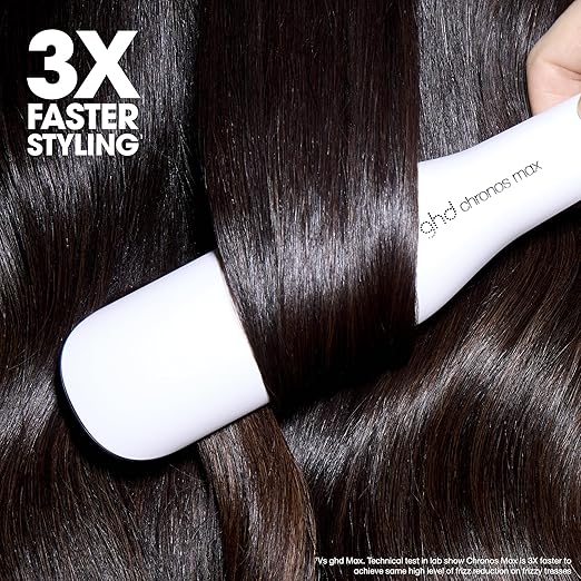 ghd Chronos &amp Chronos Max Stylers -1 and 2 Professional Flat Iron Hair Straighteners|3X Faster Styling|More ShineLess Frizz &amp 3X Straighter in One StrokeResults that Last 24hrs|85% More Sh