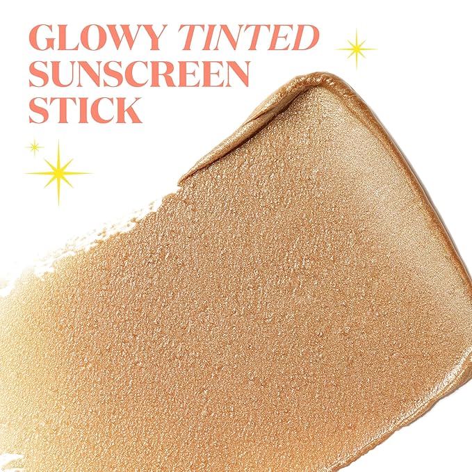 Supergoop! Glowscreen Sunlighter Glow &amp Protect Stick SPF 45 - Sunrise - 0.35 oz - Sheer Sunkissed Finish - Doubles as a Highlighter