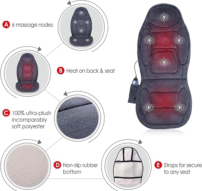 Snailax Back Massager and Neck Massager Bundle
