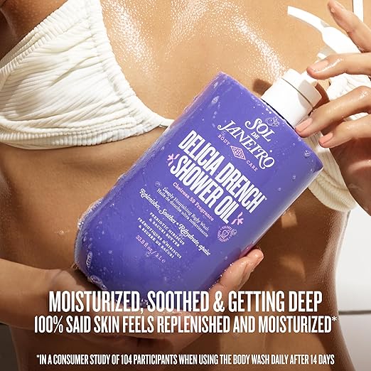 Sol de Janeiro Delicia Drench Shower Oil | Deeply Nourishing Body Wash