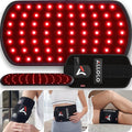 ALLOLO Red Light Therapy for Body 3-in-1 LED Bead Red Light Therapy Belt with Timer Remote Control 12.6*6.3 660nm&amp850nm Infrared Light Therapy for Body Back Waist Shoulder Knee Joint (Corded)