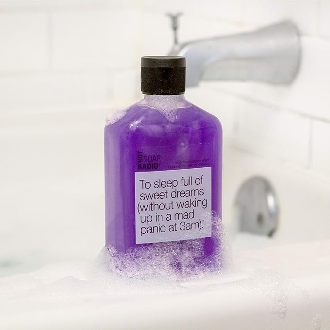 Not Soap Radio To sleep full of sweet dreams | Clementine and Lavender with chamomile and lavender extracts Moisturizing Body Wash for Women and Men | Paraben and Sulfate Free