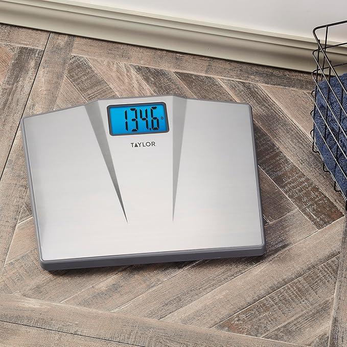 Taylor Digital Bathroom Scale 1 Count (Pack of 1) Silver