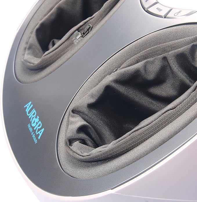 Aurora Health &amp Beauty Shiatsu Air Compression Deep Kneading Foot Massager with Heat Therapy