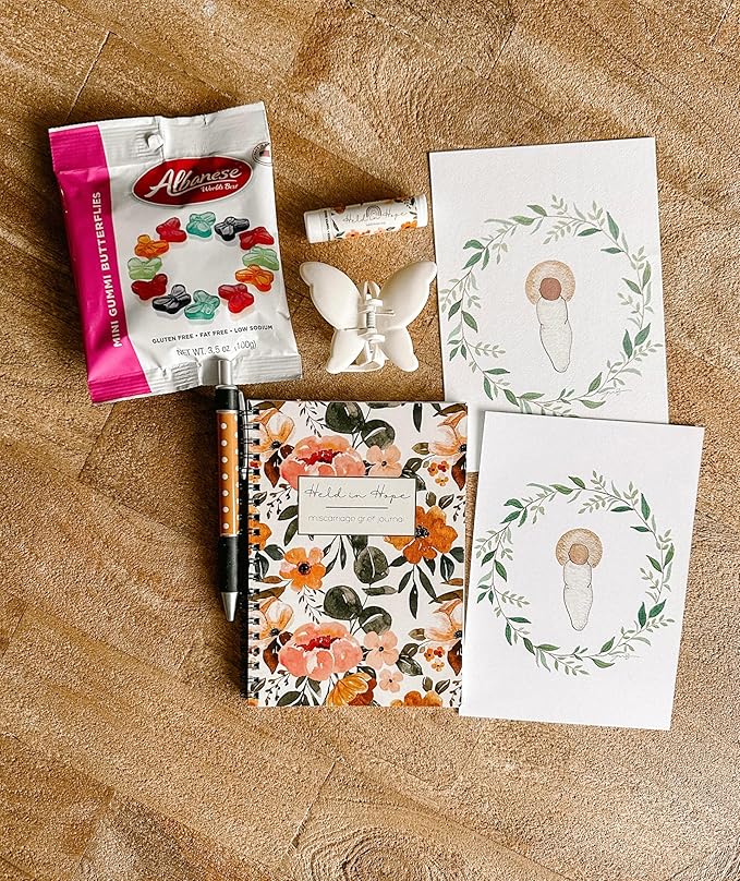 Miscarriage Kit-Kit with Supplies Educational Materials and Care Items for Women Experiencing First Trimester Pregnancy Loss