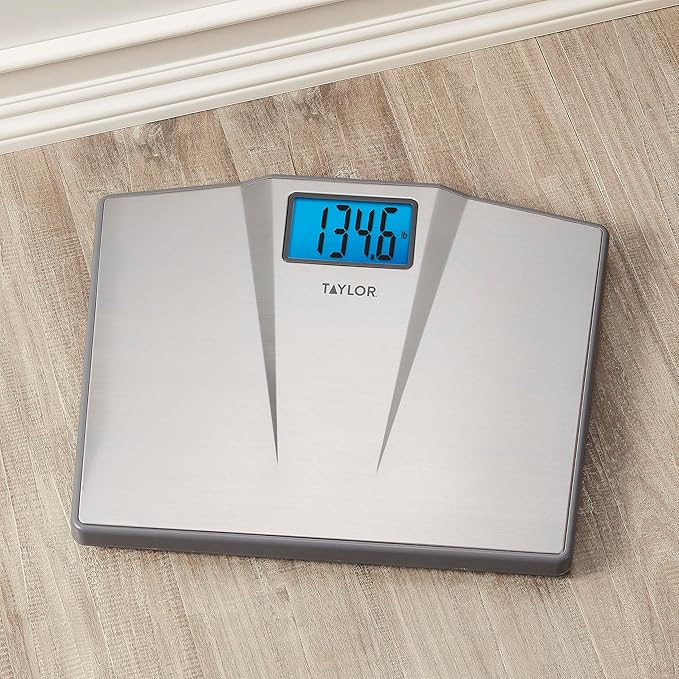 Taylor Digital Bathroom Scale 1 Count (Pack of 1) Silver